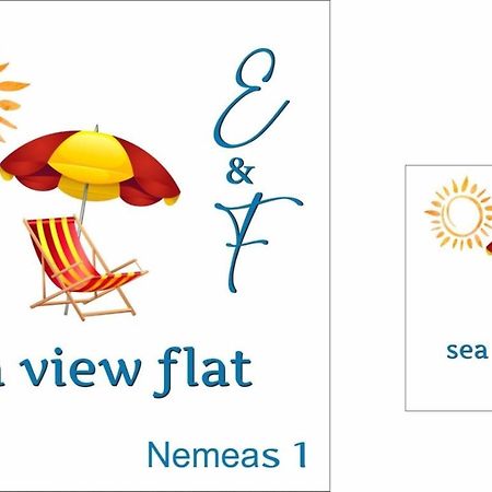 E & F Sea View Flat Apartment Néa Péramos Екстериор снимка